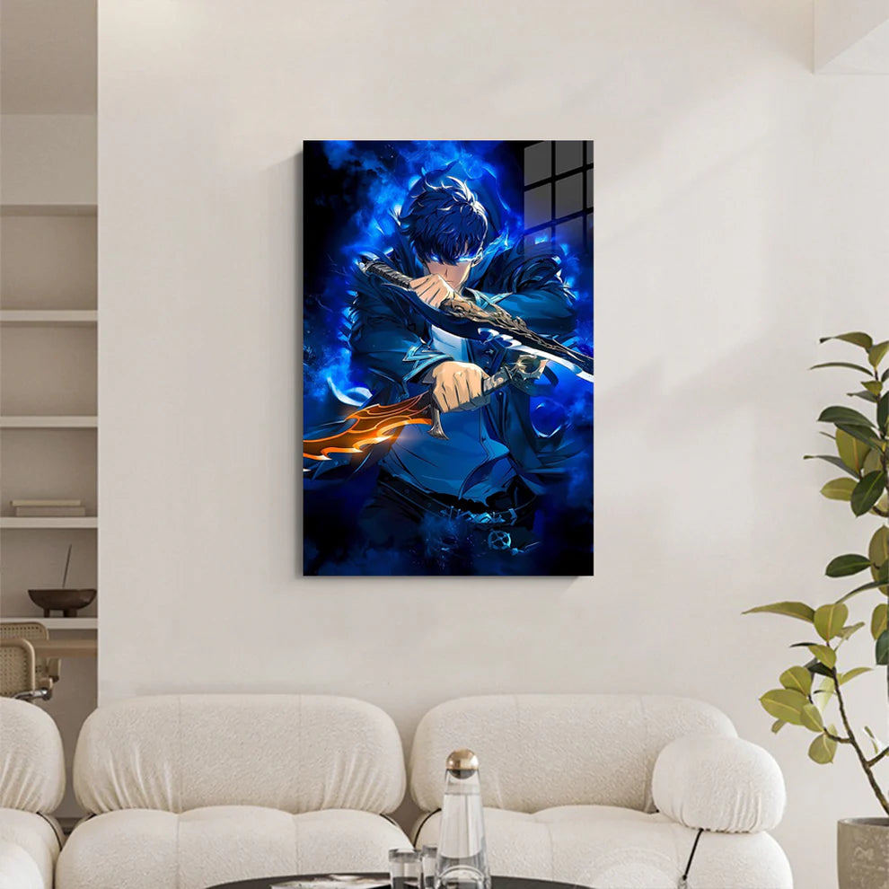 Sung Jin-Woo: Shadow Monarch Ascend – Metal Print Poster