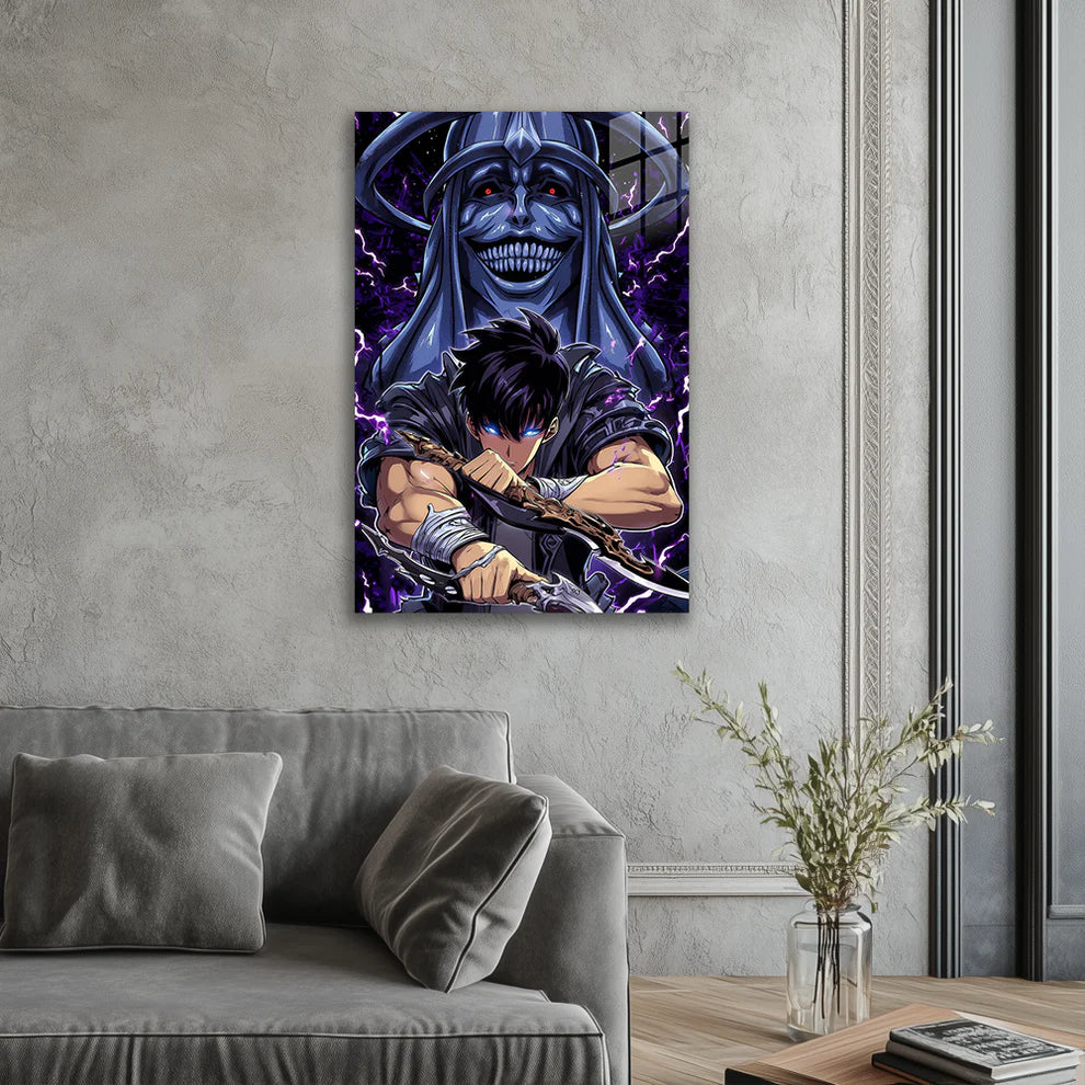 Sung Jin-Woo: Shadow Monarch Ascend – Premium Metal Print Poster