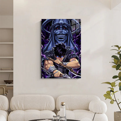 Sung Jin-Woo: Shadow Monarch Ascend – Premium Metal Print Poster