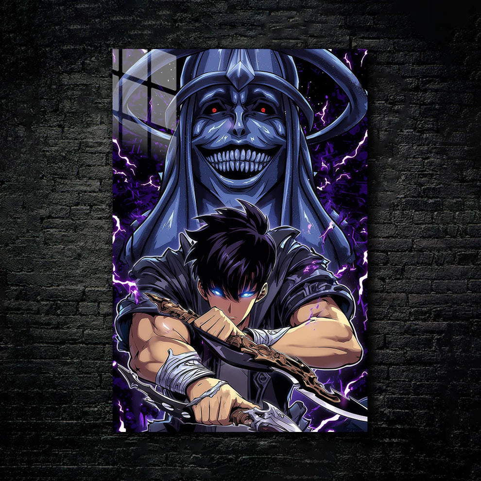 Sung Jin-Woo: Shadow Monarch Ascend – Premium Metal Print Poster