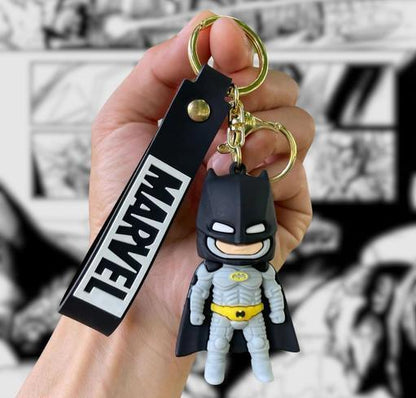 Batman Grey 3D Keychain (12 Pieces in Packet)