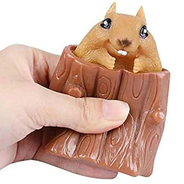 Funny Squirrel Shape Stress Relief, Sensory Squishy, Soft, Stretchable, Pen Holder
