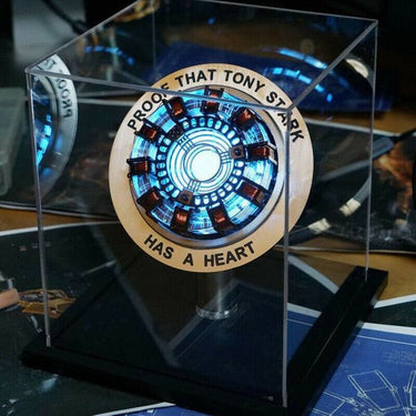 Iron Man Arc Reactor MK1,with LED Light, Tony Stark has a Heart Touch Sensitive Motion Lamp